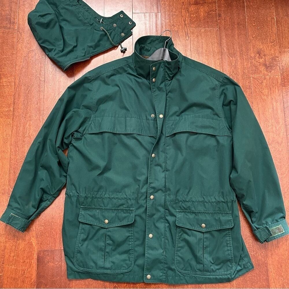 Vintage Eddie Bauer Men’s Wool-Lined Mountain Parka, Removable Hood, Size Large